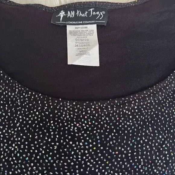 Vintage All that Jazz multi color glitter dress - Picture 4 of 4